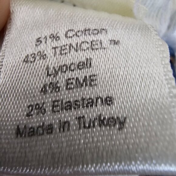 Reformation Size 25 Light Medium Wash High And Skinny Jeans Stretch Catalina - Picture 10 of 10